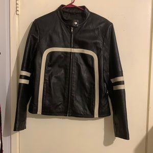 Wilsons Leather Moto Cafe Racer Jacket